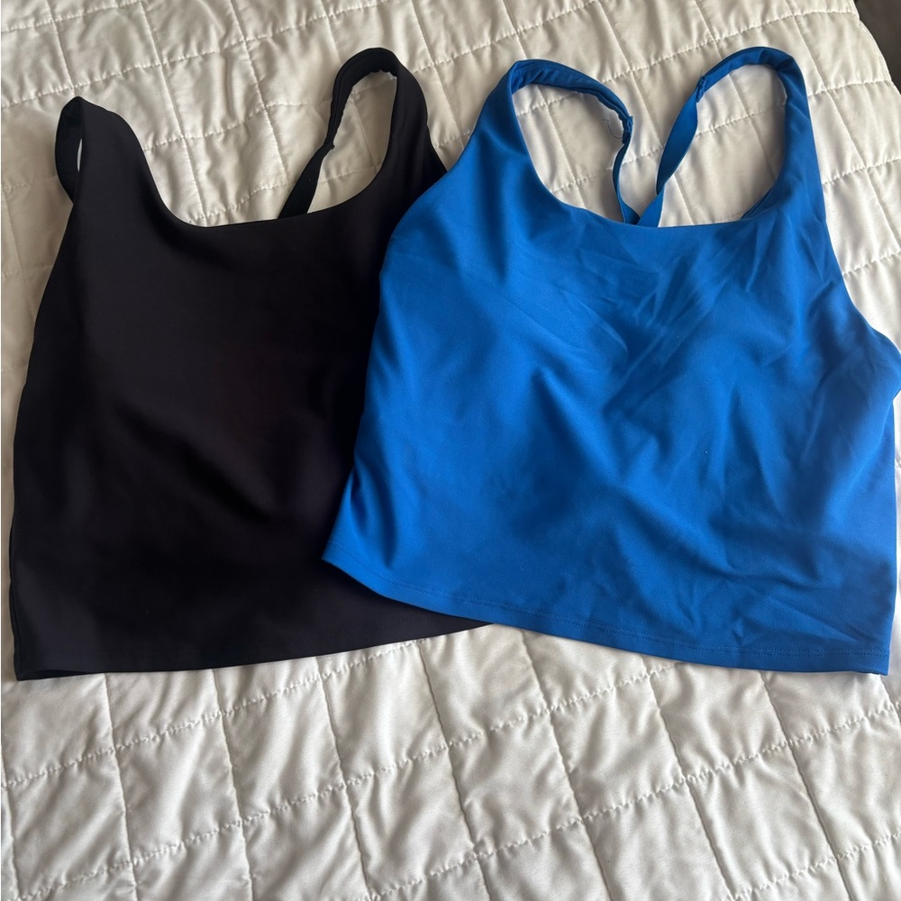old navy long line power soft tanks